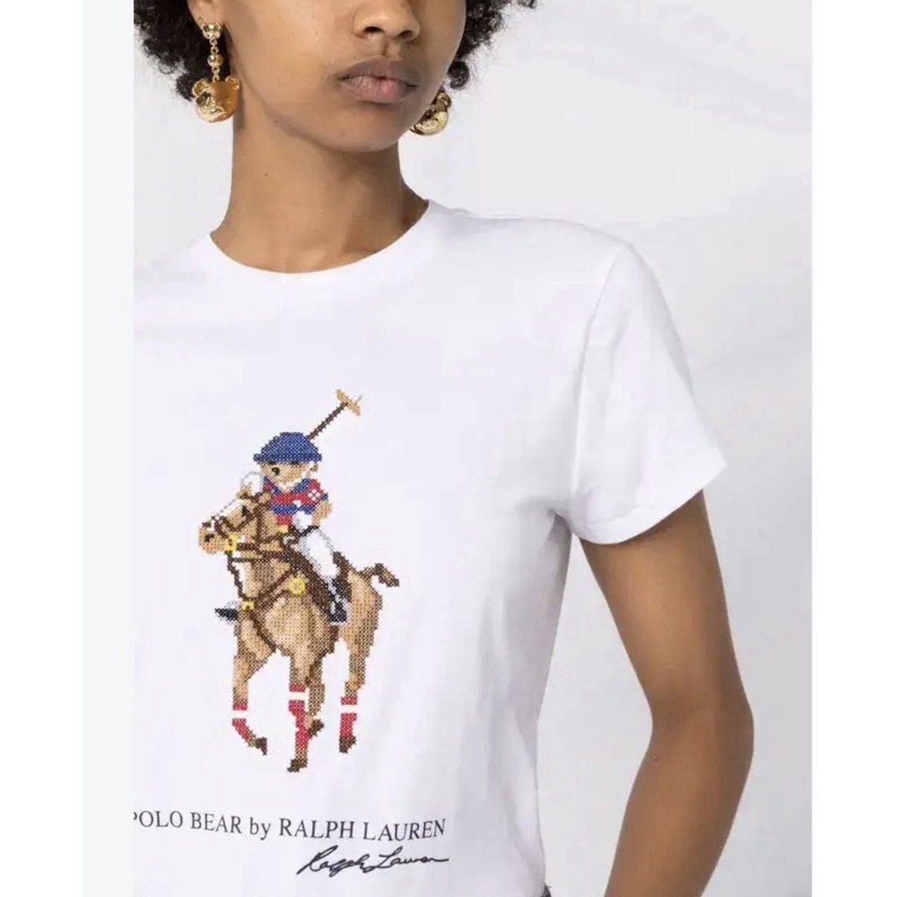 polo ralph lauren Polo bear t shirt women Size XXL Embroidered New Preppy